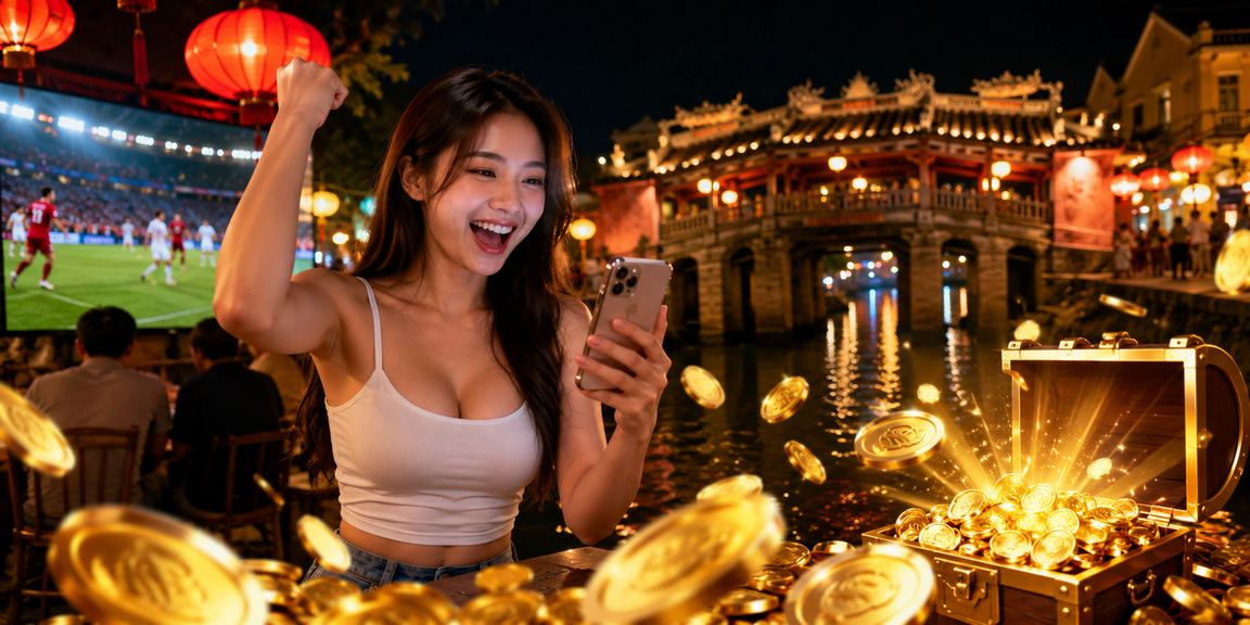 Thành viên h2r nhận thưởng đăng ký tại chợ đêm Hội An – khuyến mãi dành cho người dùng mới